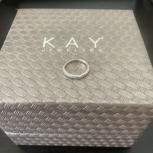 Neil Lane-Kay Jewelers white gold wedding band.